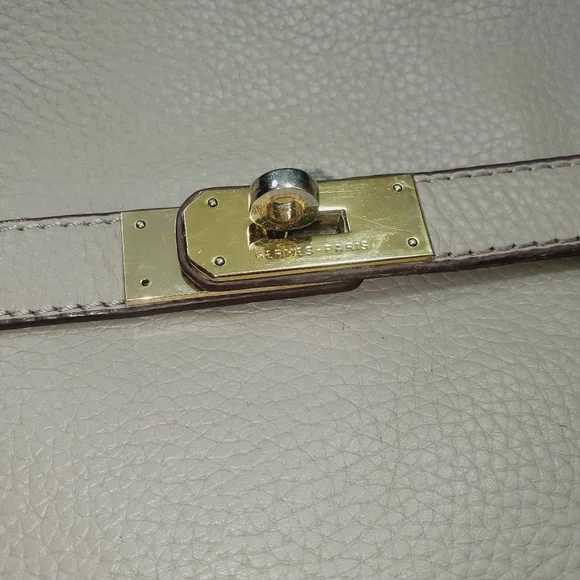 Hermes Ultraviolet Togo Leather Dove Gray Jypsiere 28 Bag - Picture 11 of 15